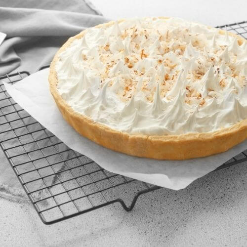 Coconut Pie With Toasted Almonds