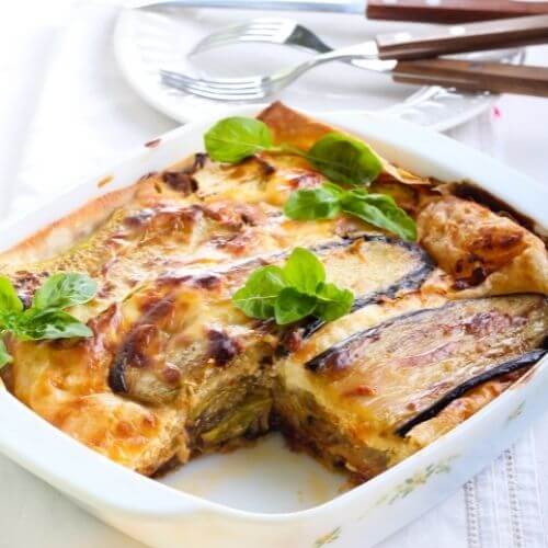 Vegan Eggplant and Zucchini Lasagna